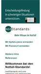 Mobile Screenshot of medstandards.ch
